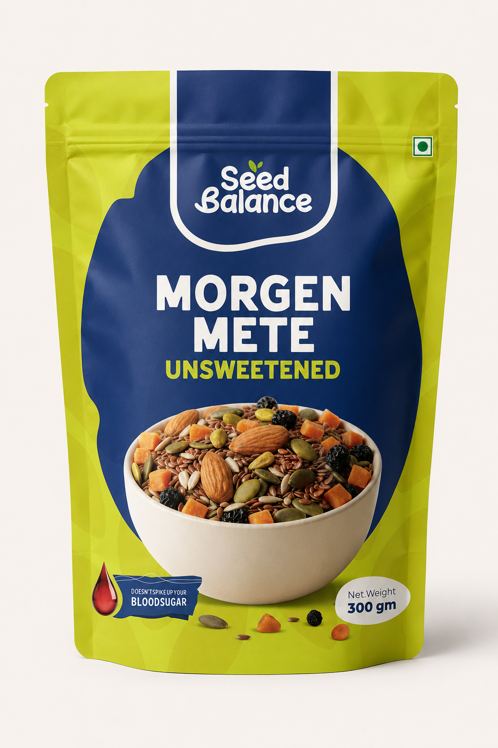 Morgen Mete Unsweetened - Nuts & Seeds Mix | More than a muesli